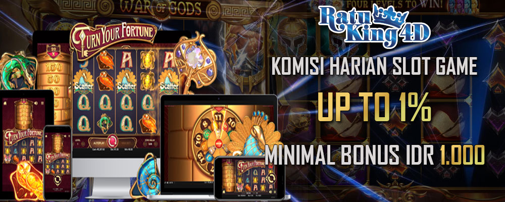 Komisi Harian Slot Game 1%